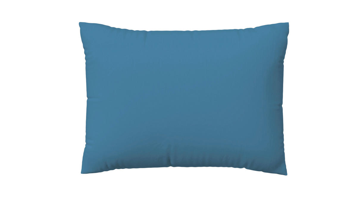 KISSENHÜLLE EASY JERSEY 40/60 cm  - Blau, Basics, Textil (40/60cm) - Schlafgut