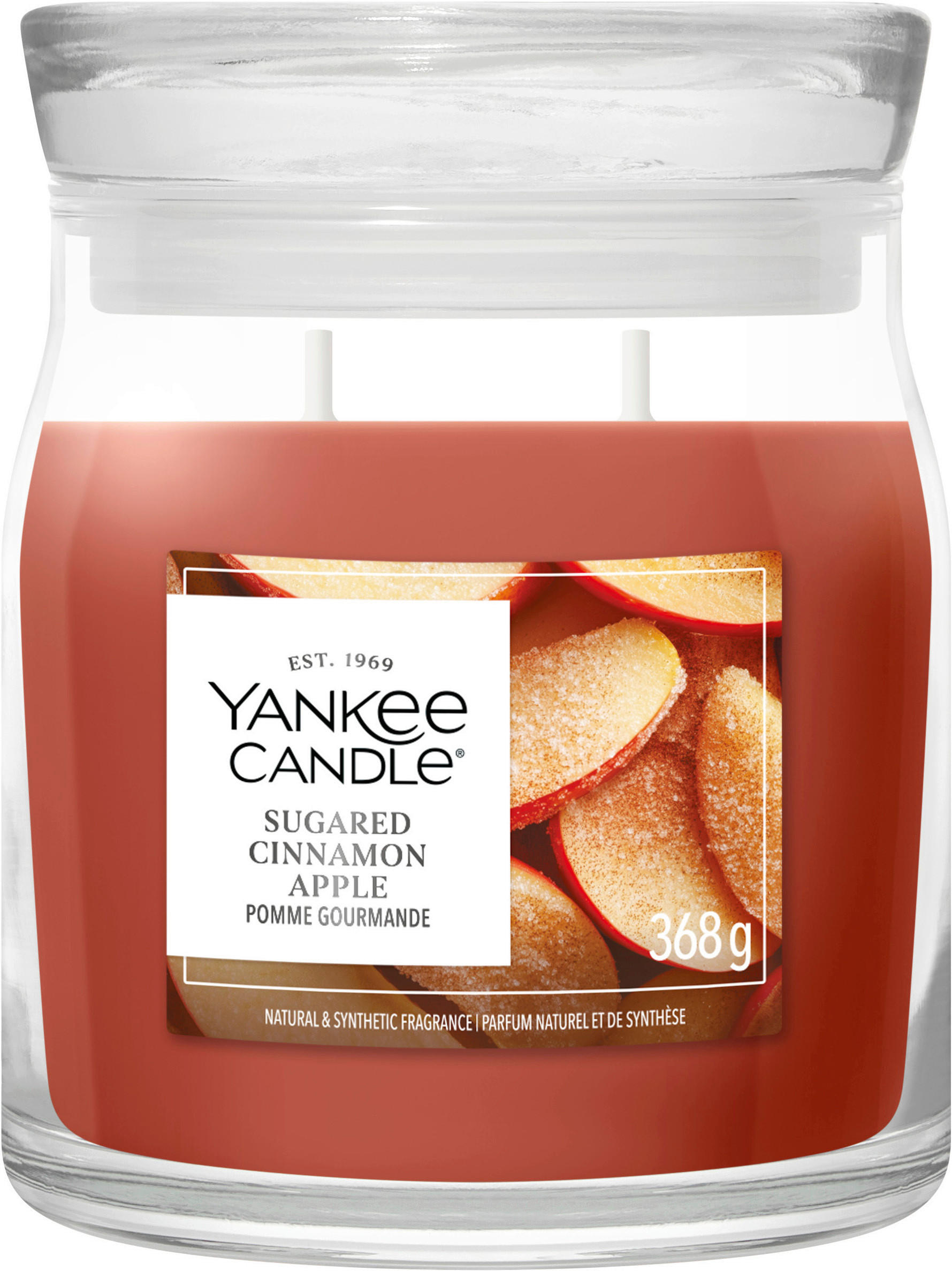 VONNÁ SVÍČKA  - rezavá/čiré, Basics, parafín/sklo (9,3/11,4/9,3cm) - Yankee Candle