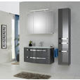 WASCHTISCHUNTERSCHRANK  - Chromfarben/Grau, KONVENTIONELL, Holzwerkstoff/Metall (90/48,2/48,1cm) - Xora