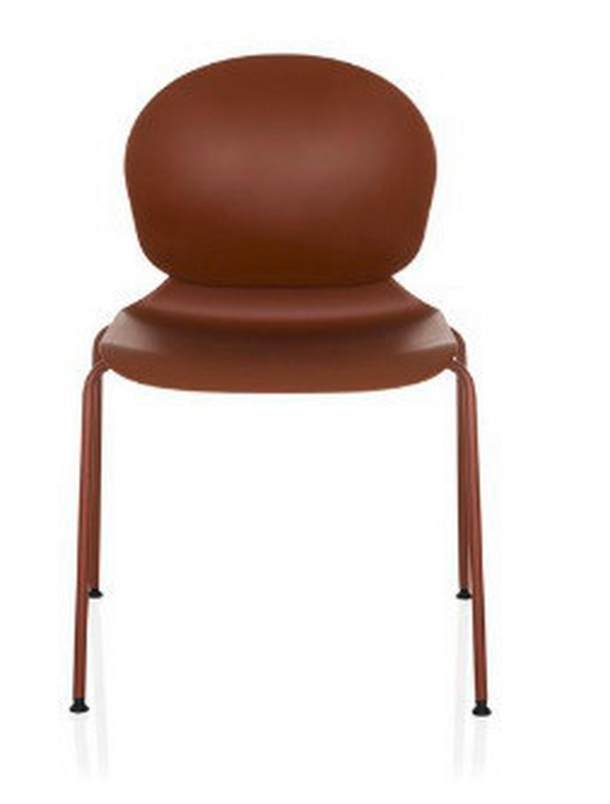 KONFERENČNÍ ŽIDLE - barvy stříbra/červenohnědá, Moderní, kov/plast (56/80/54cm) - MID.YOU