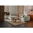 ECKSOFA in Struktur Greige  205/284 cm  - Greige/Schwarz, Design, Kunststoff/Textil (205/284cm) - Xora