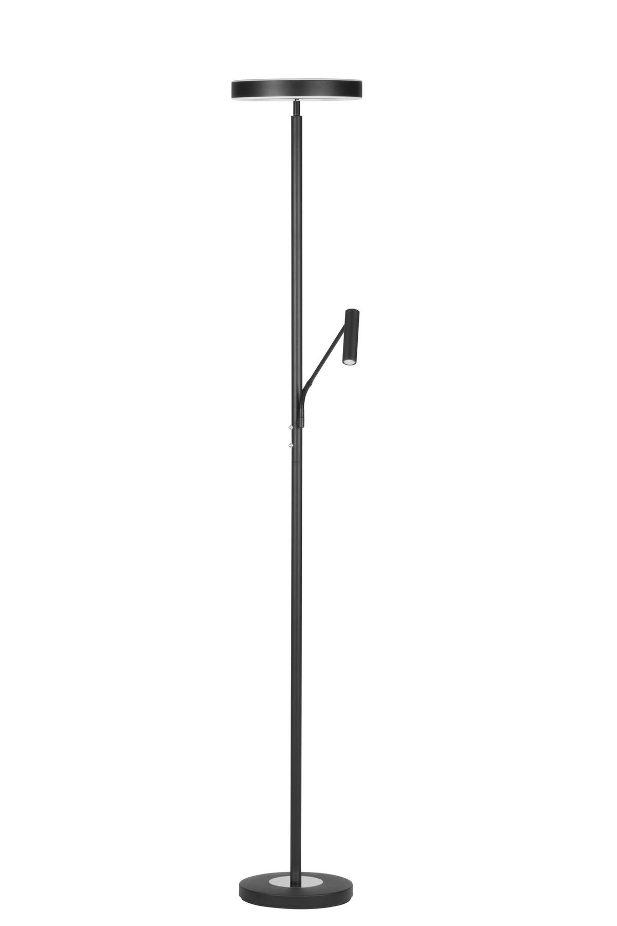 LED-DECKENFLUTER 28/180 cm    - Schwarz/Weiß, Design, Kunststoff/Metall (28/180cm) - Novel