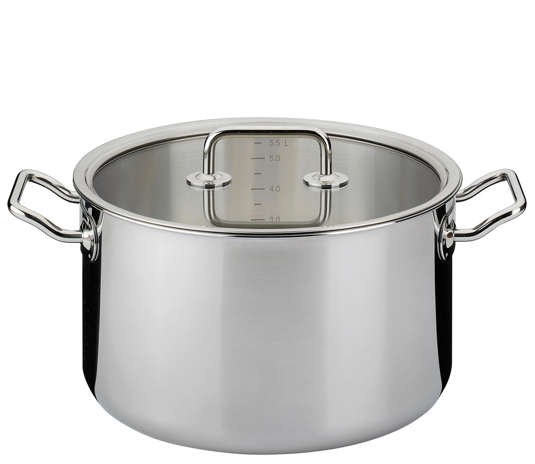 KOCHTOPF BRIGADE BASIC 6,5 L  - Silberfarben, Basics, Metall (24/14cm) - Spring