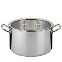 KOCHTOPF BRIGADE BASIC 6,5 L  - Silberfarben, Basics, Metall (24/14cm) - Spring