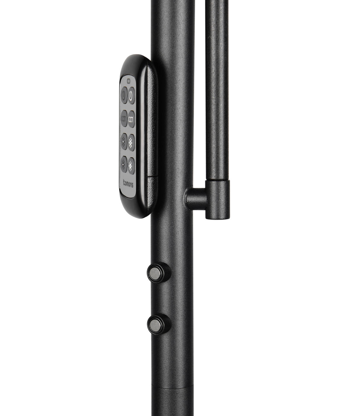 LED-STEHLEUCHTE - Schwarz, Konventionell, Metall (28/183cm)