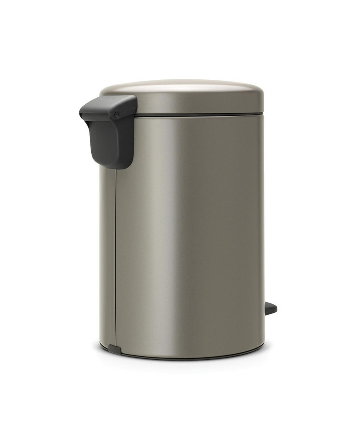 KOŠ ZA SMETI - platinaste barve, Basics, kovina/umetna masa (25.1/41.1/33.8cm) - Brabantia