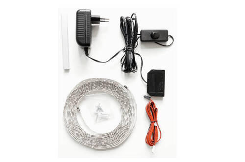 LED-STRIP 165/1/1 cm - Silberfarben, Design, Kunststoff (165/1/1cm) - Livetastic
