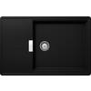 SPÜLE TIAD100LSUPUR  - Schwarz, Basics, Stein (78/50cm) - Schock