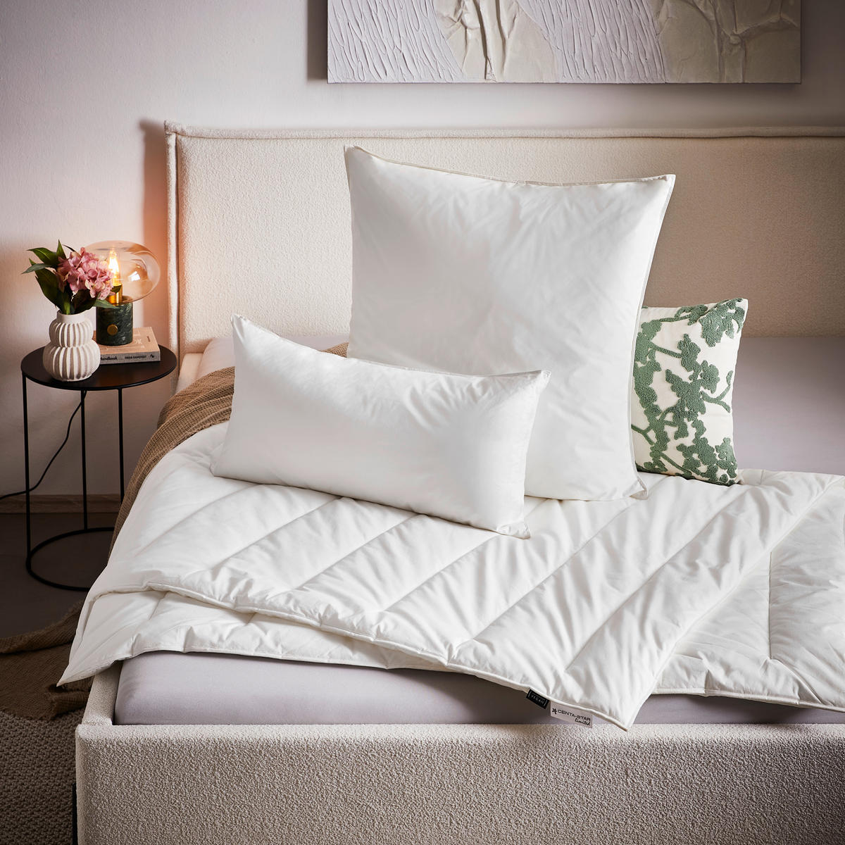 GANZJAHRESDECKE  Vegan Dream  135/200 cm   - Weiß, Basics, Textil (135/200cm) - Centa-Star