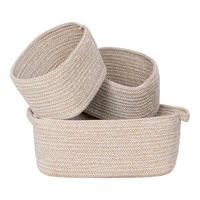 KORBSET - Beige, Basics, Textil