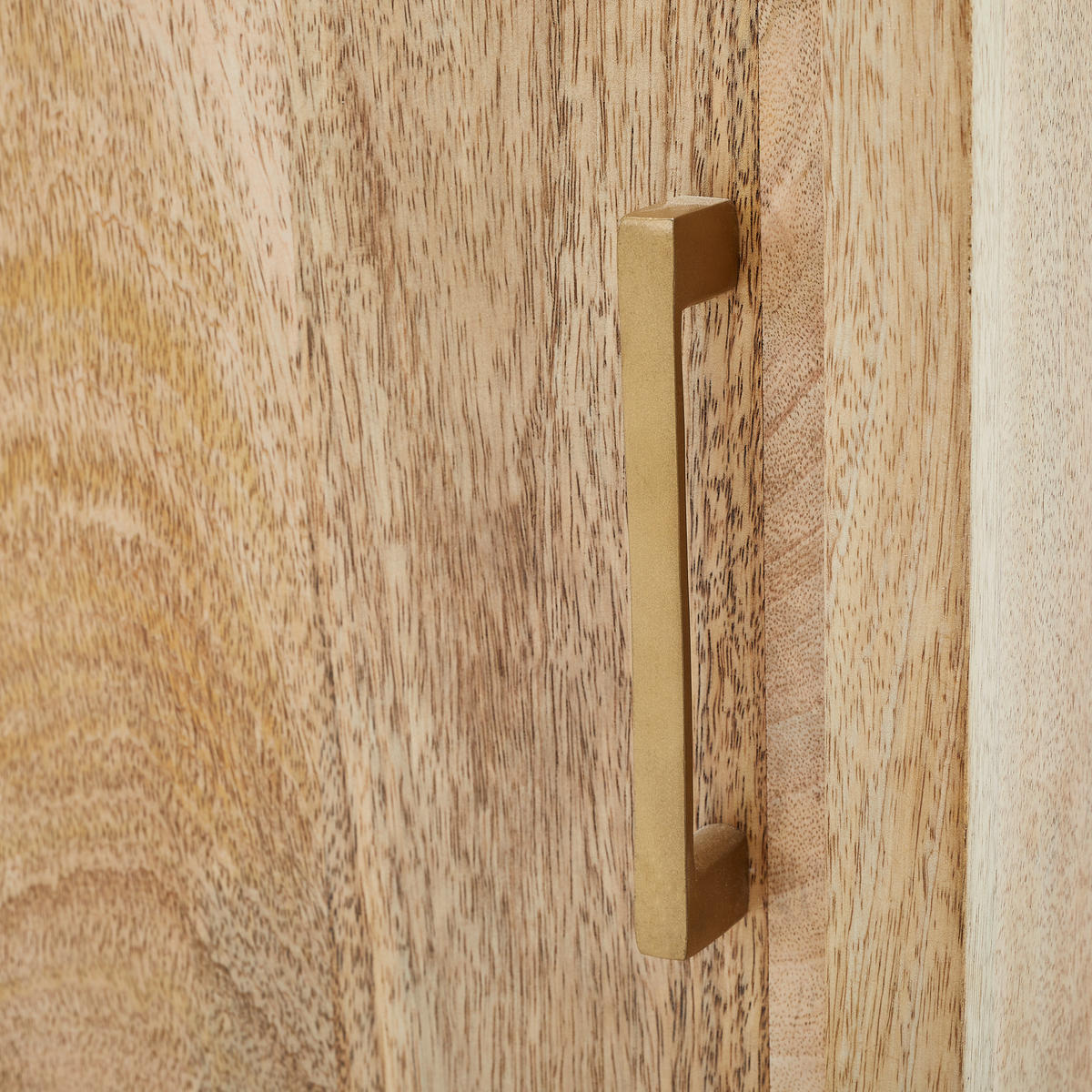 REGAL  58/192/40 cm Naturfarben, Goldfarben  - Goldfarben/Naturfarben, Natur, Holz/Metall (58/192/40cm) - MID.YOU