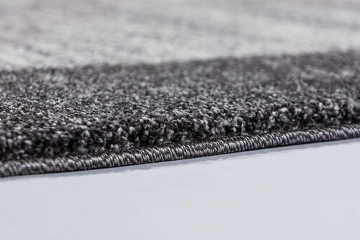 WEBTEPPICH 80/150 cm Savona Grau, Silberfarben, Weiß  - Silberfarben/Weiß, KONVENTIONELL, Textil (80/150cm) - Novel