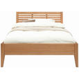 BETT 140/200 cm  in Buchefarben  - Buchefarben/Naturfarben, KONVENTIONELL, Holz (140/200cm) - Linea Natura