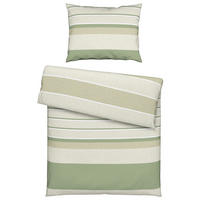 BETTWÄSCHE CREST Renforcé 140/200 cm  - Grün, KONVENTIONELL, Textil (140/200cm) - Esposa