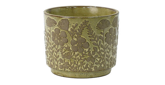 BLUMENTOPF 11,5/14 cm - Multicolor, Natur, Keramik (11,5/14cm) - Ambia Home