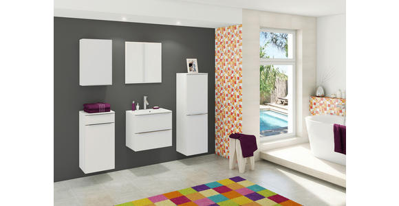 MIDISCHRANK 40/130/35 cm - Edelstahlfarben/Silberfarben, KONVENTIONELL, Holzwerkstoff/Kunststoff (40/130/35cm) - Xora