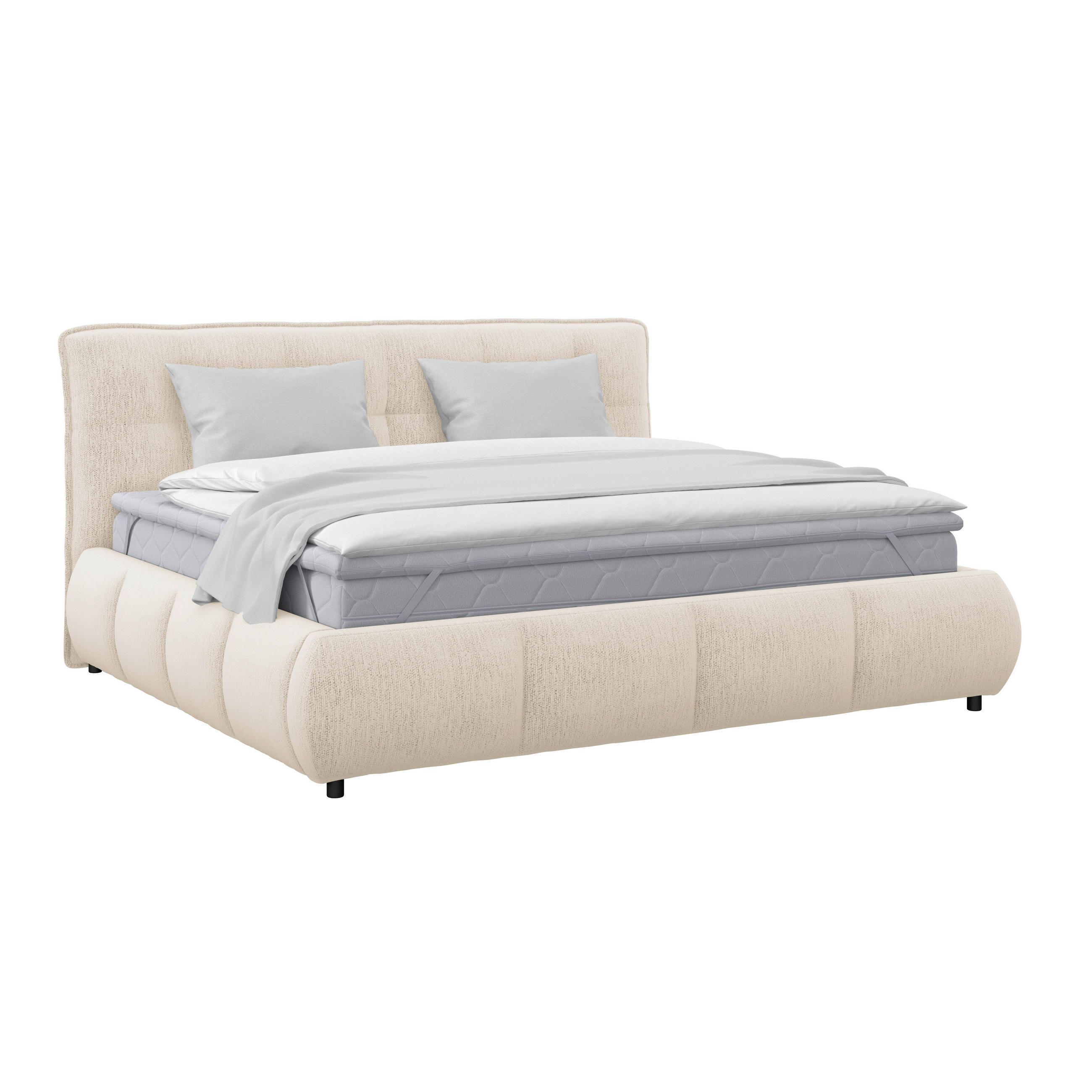 Polsterbett Limo Beige 160x200 cm