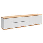 LOWBOARD  230/55/42 cm 2 Schublade(n) hängend  - Weiß/Eiche Artisan, MODERN, Holzwerkstoff (230/55/42cm) - Xora
