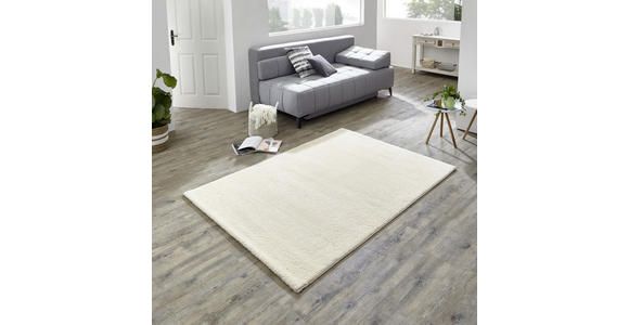 HOCHFLORTEPPICH 140/200 cm Samoa Creme  - Creme, KONVENTIONELL, Textil (140/200cm) - Novel