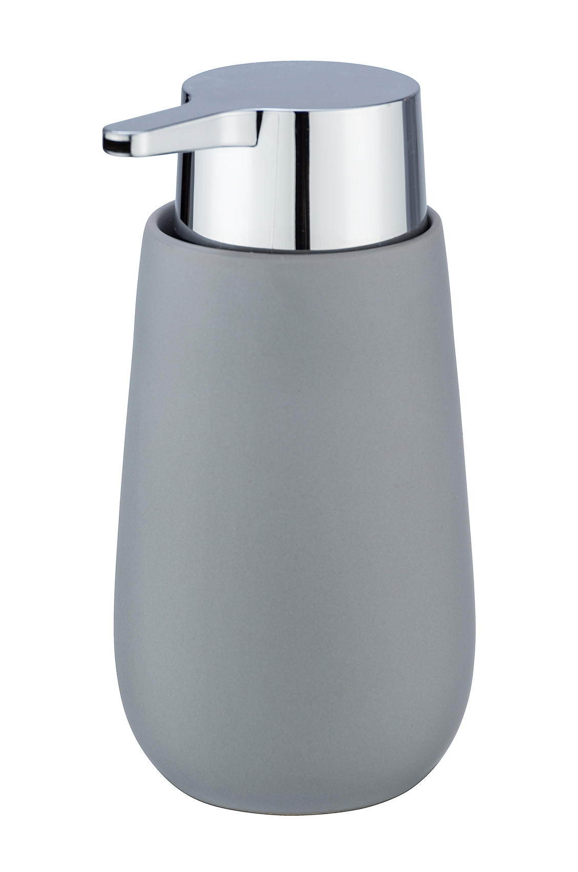 TVÅLPUMP plast, keramik  - kromfärg/grå, Basics, plast/keramik (7,5/16/8cm)