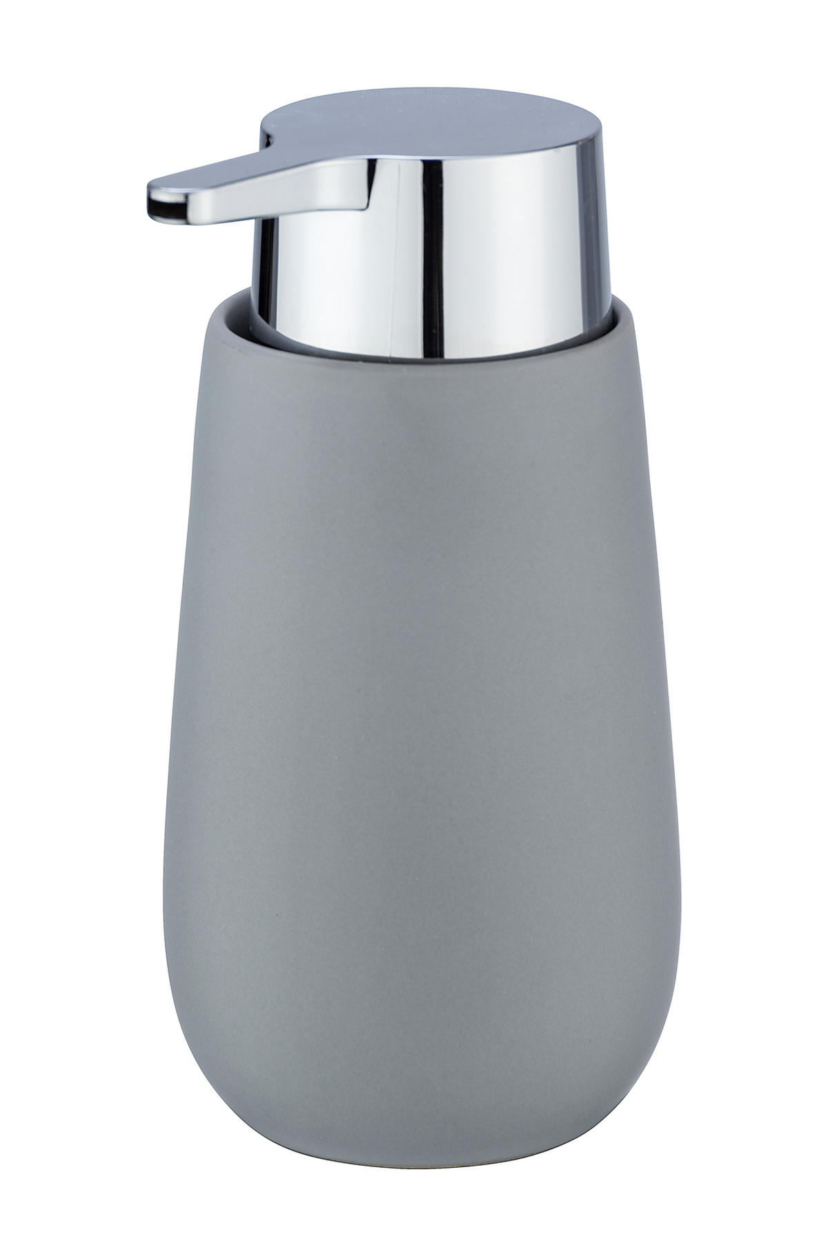 TVÅLPUMP plast, keramik  - kromfärg/grå, Basics, plast/keramik (7,5/16/8cm)