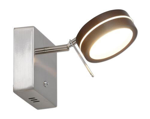 LED-WANDLEUCHTE Triberg 11/11/19 cm   - Braun, KONVENTIONELL, Holz/Metall (11/11/19cm) - Näve