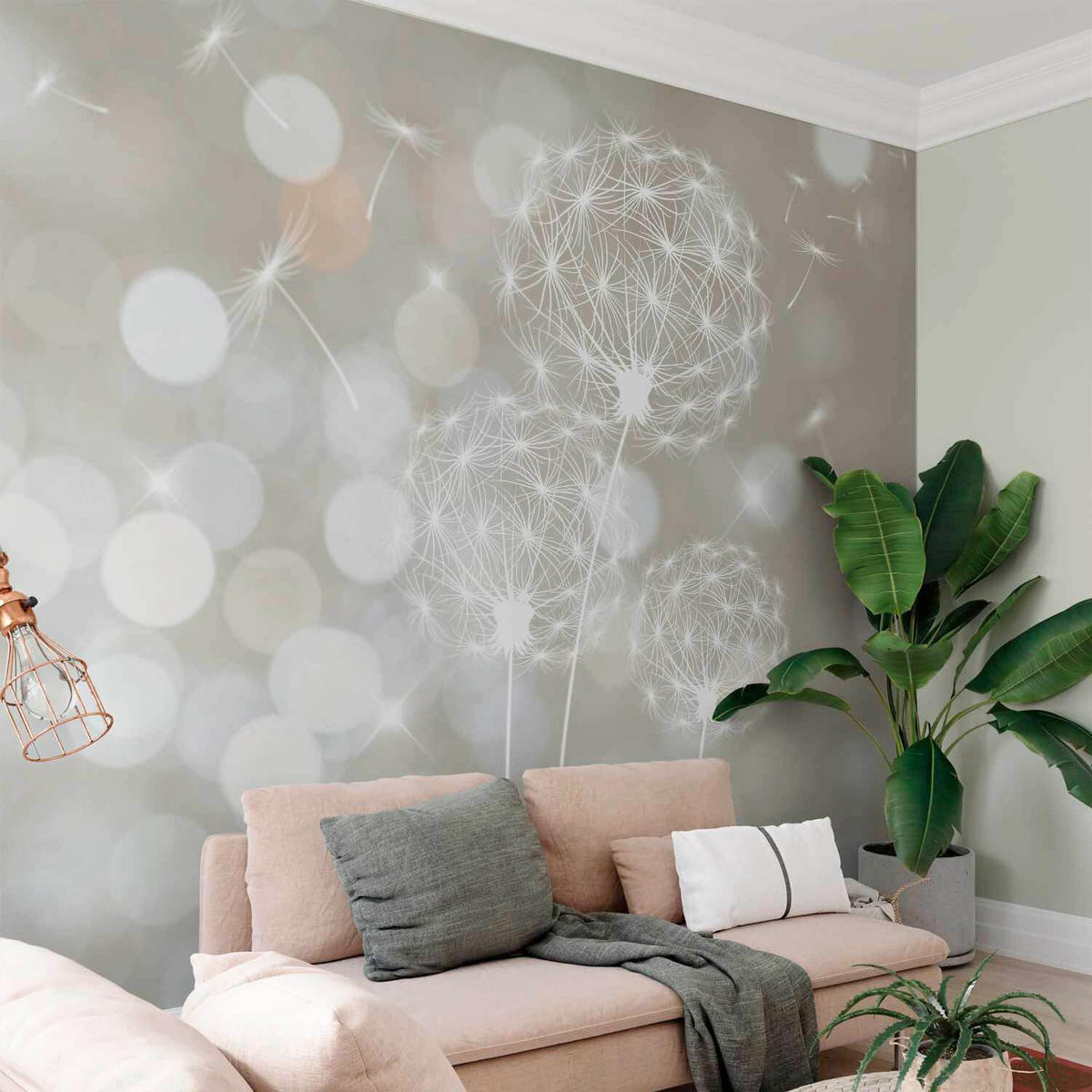 FOTOTAPETE  - Beige/Weiß, LIFESTYLE, Textil (100/70cm) - artgeist