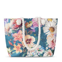 STRANDTASCHE - Blau, KONVENTIONELL, Textil (43/60cm)