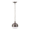 HÄNGLAMPA Elstead Cadence 20.3/43.2 cm  - stålfärgad/nickelfärgad, Klassisk, metall/glas (20.3/43.2cm) - Elstead Lighting