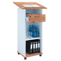 STEHPULT 60/50/108,3 cm  in Weiss, Honigeiche  - Honigeiche/Weiss, Design, Holzwerkstoff (60/50/108,3cm) - MID.YOU