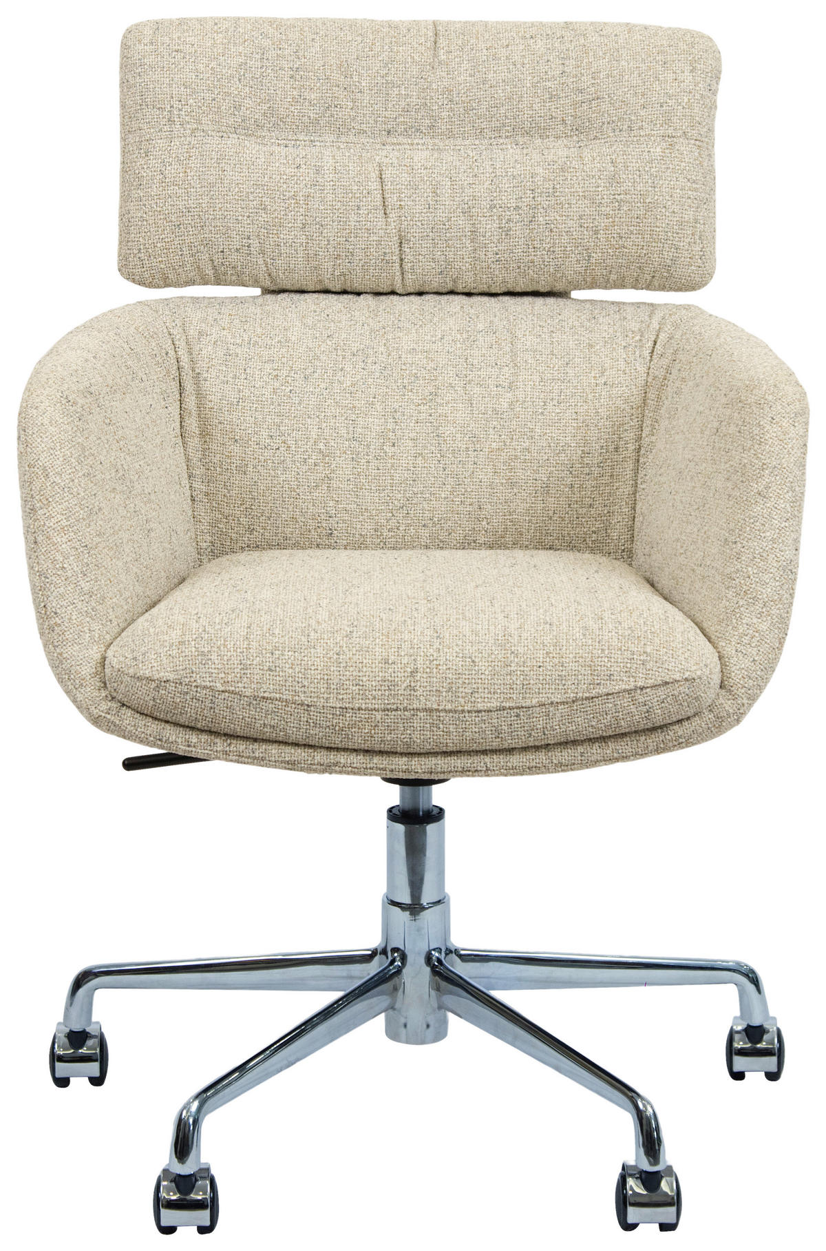 FORGÓSZÉK  szövet krómszínű, bézs  - bézs/krómszínű, Design, műanyag/textil (62/91/66cm) - Dieter Knoll