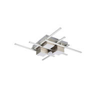 LED-DECKENLEUCHTE  70/11,5 cm    - Alufarben/Nickelfarben, Design, Metall (70/11,5cm) - Trio Leuchten