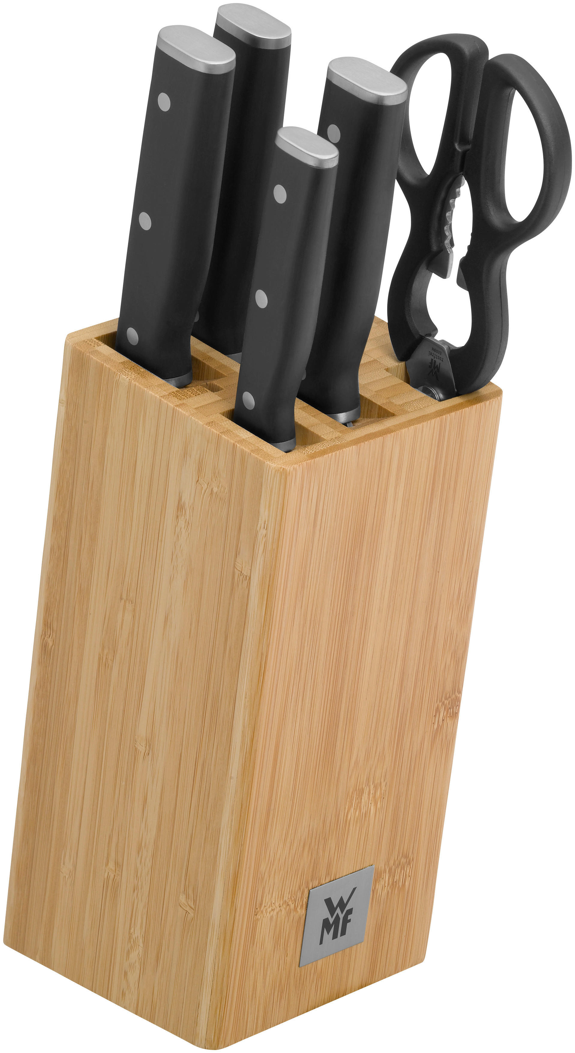 MESSERBLOCK Sequence 6-teilig  - Basics, Holz/Metall - WMF