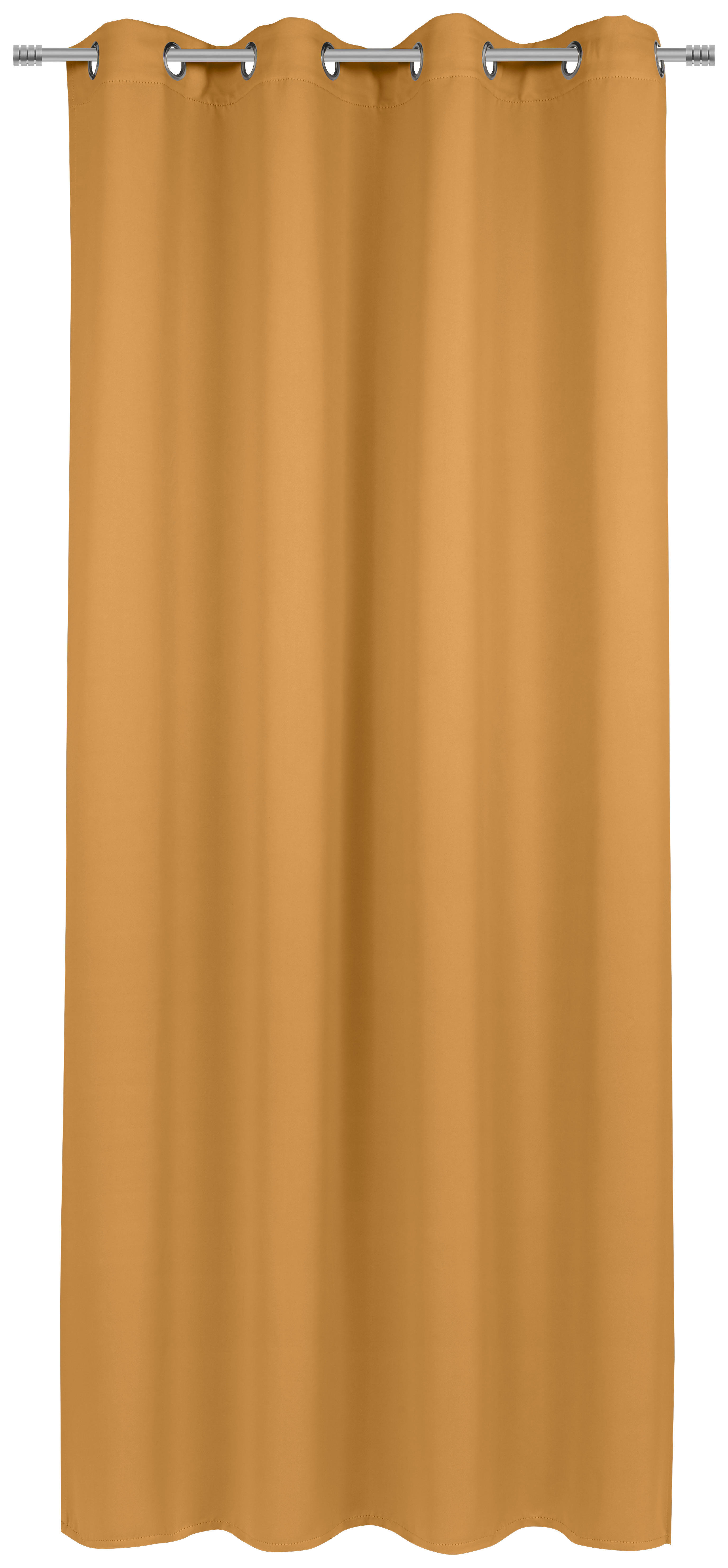 ÖSENSCHAL Verdunkelung 140/245 cm   - Goldfarben, Basics, Textil (140/245cm) - Esposa