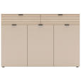 SCHUHSCHRANK 150/102/38 cm - Kaschmir/Eichefarben, Design, Holzwerkstoff/Kunststoff (150/102/38cm) - Xora