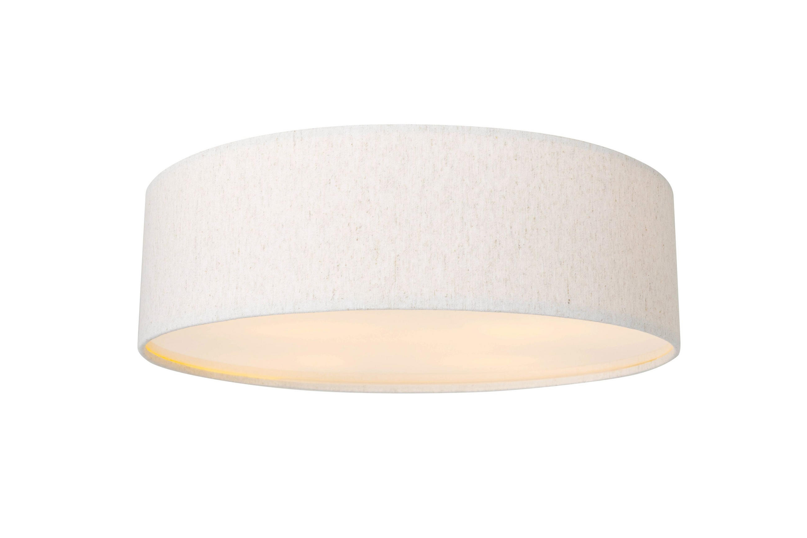 DECKENLEUCHTE  45/13 cm    - Naturfarben, Basics, Kunststoff/Textil (45/13cm) - Novel