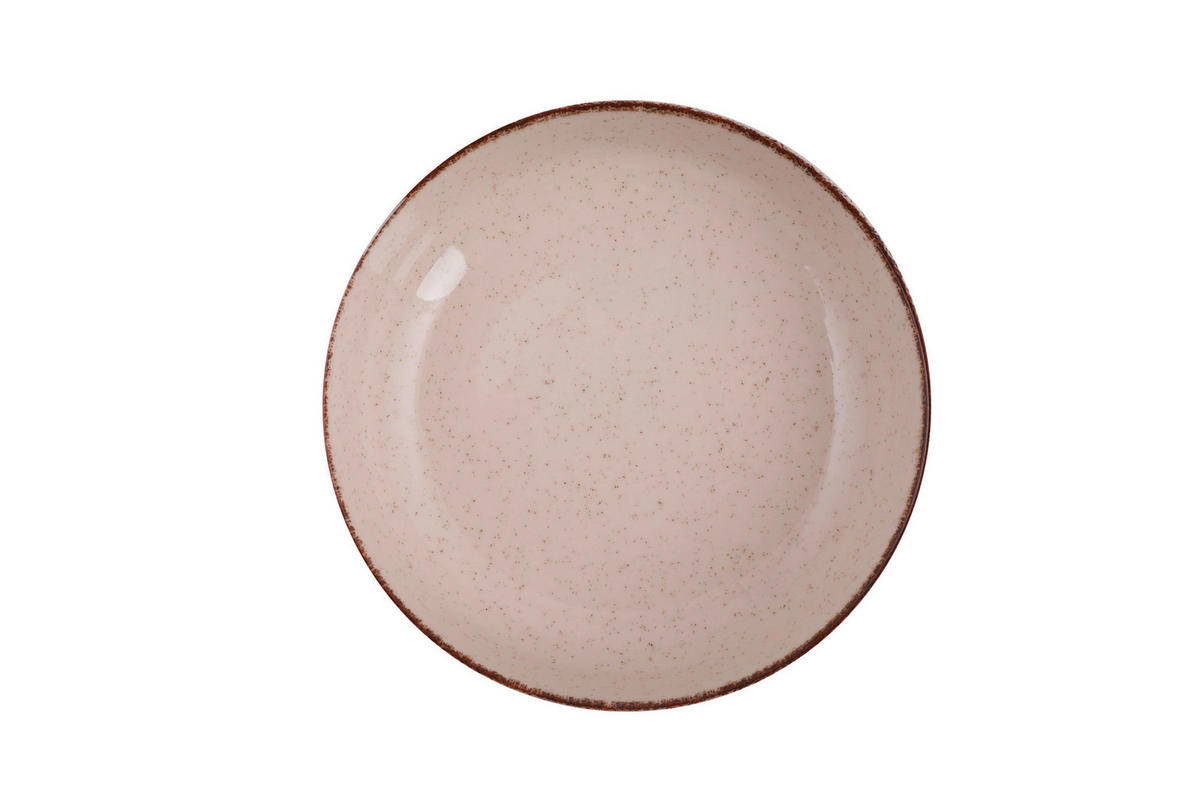 KOMBISERVICE Creme 24-teilig 6 Personen  - Creme, Basics, Keramik - P & B