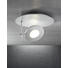 LED-DECKENLEUCHTE - Alufarben/Weiß, Design, Kunststoff/Metall (40/20cm)