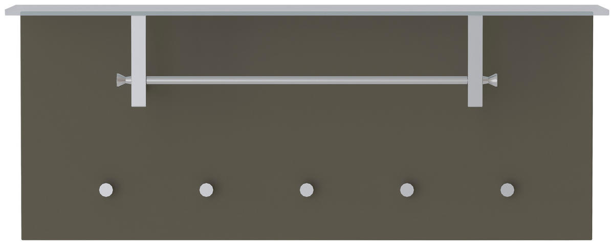 GARDEROBENPANEEL  in 102/41/33 cm  - Taupe, Design, Glas/Holzwerkstoff (102/41/33cm) - Moderano