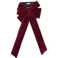 DEKOR MASNI - bordó, Basics, textil (49cm)