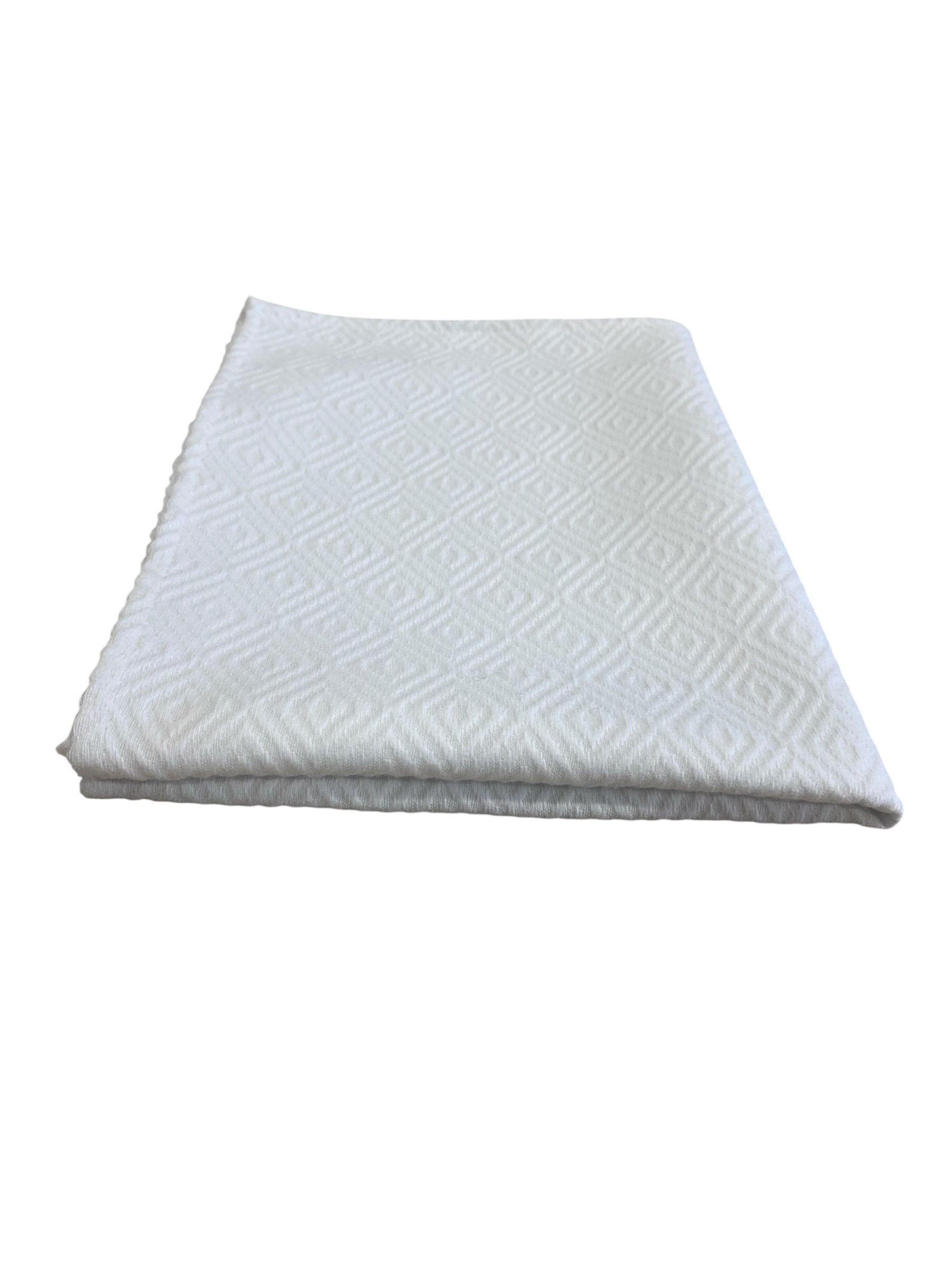 STOLNJAK 140/240 cm   LEANDRA  - bijela, Basics, tekstil (140/240cm) - Novel