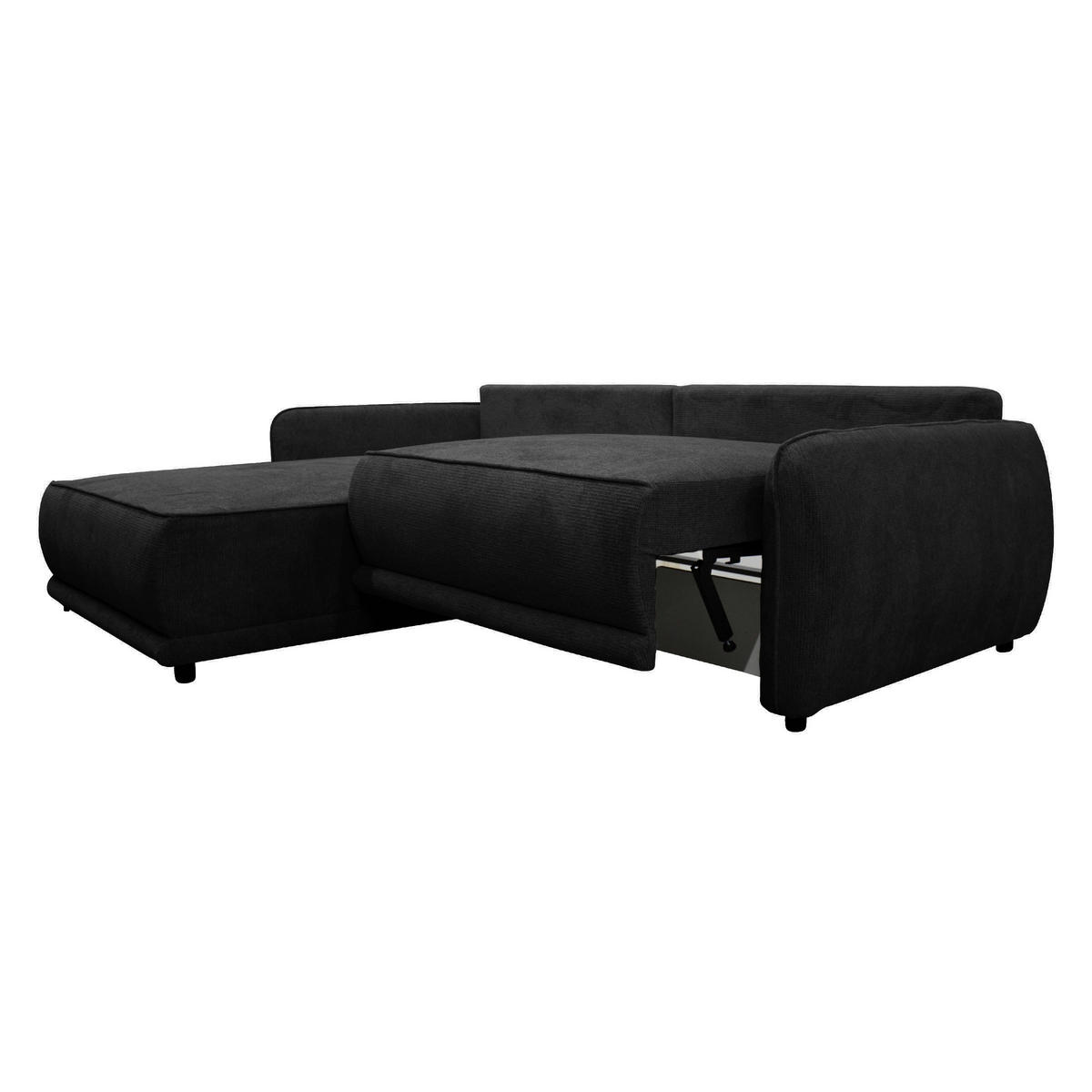 ECKSOFA  FRESH Anthrazit Struktur  - Anthrazit/Beige, Design, Kunststoff/Textil (195/264cm) - MID.YOU