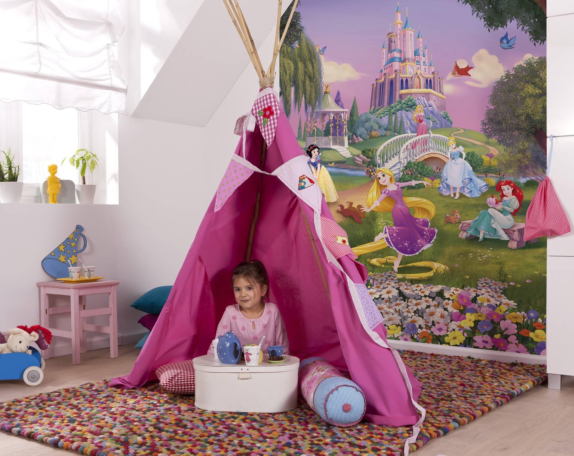 FOTOTAPETE Disney Prinzessinnen  - Design, Papier (184/254cm) - Komar