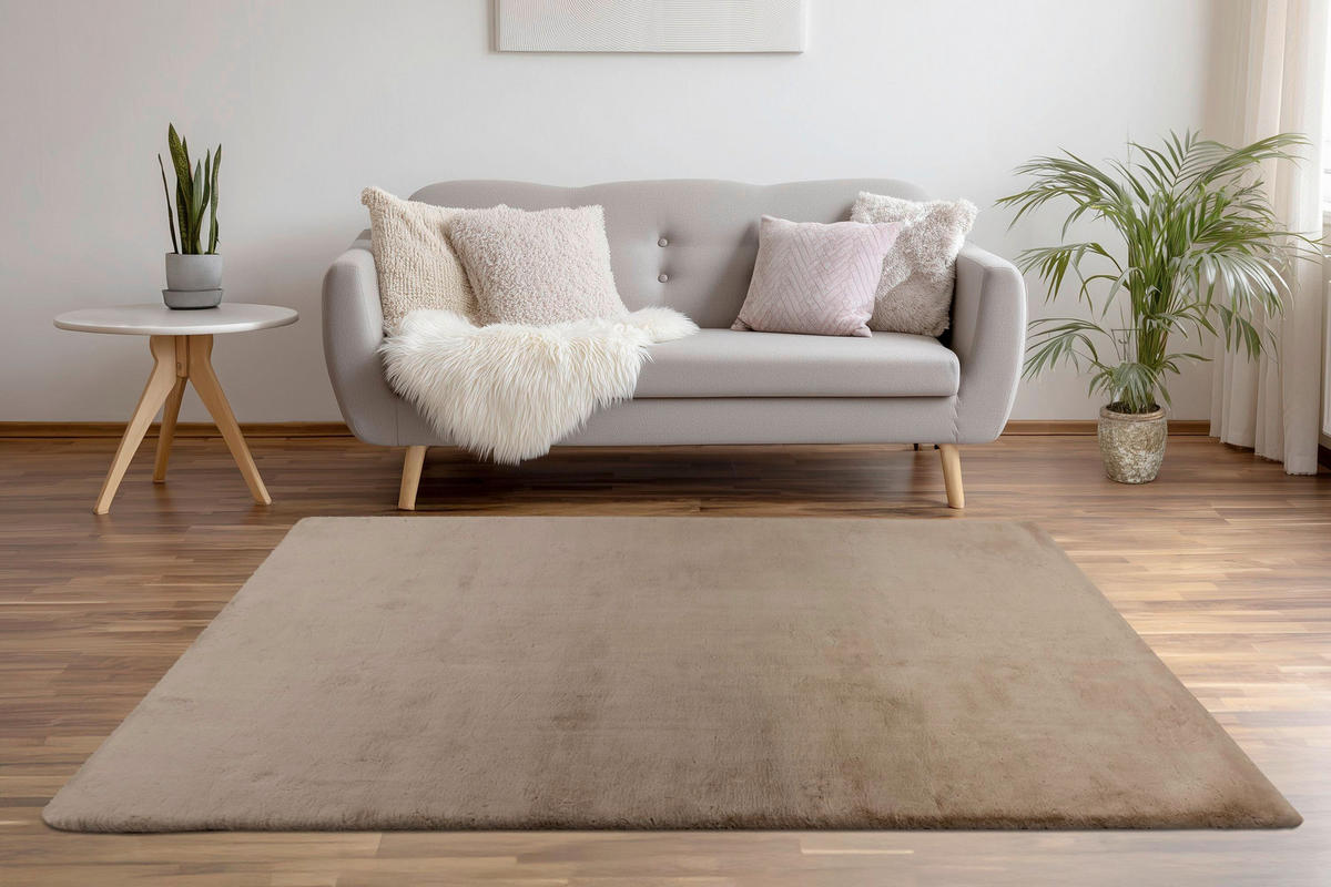 WEBTEPPICH 80/150 cm Dolce Taupe  - Taupe, KONVENTIONELL, Textil (80/150cm) - Batucci