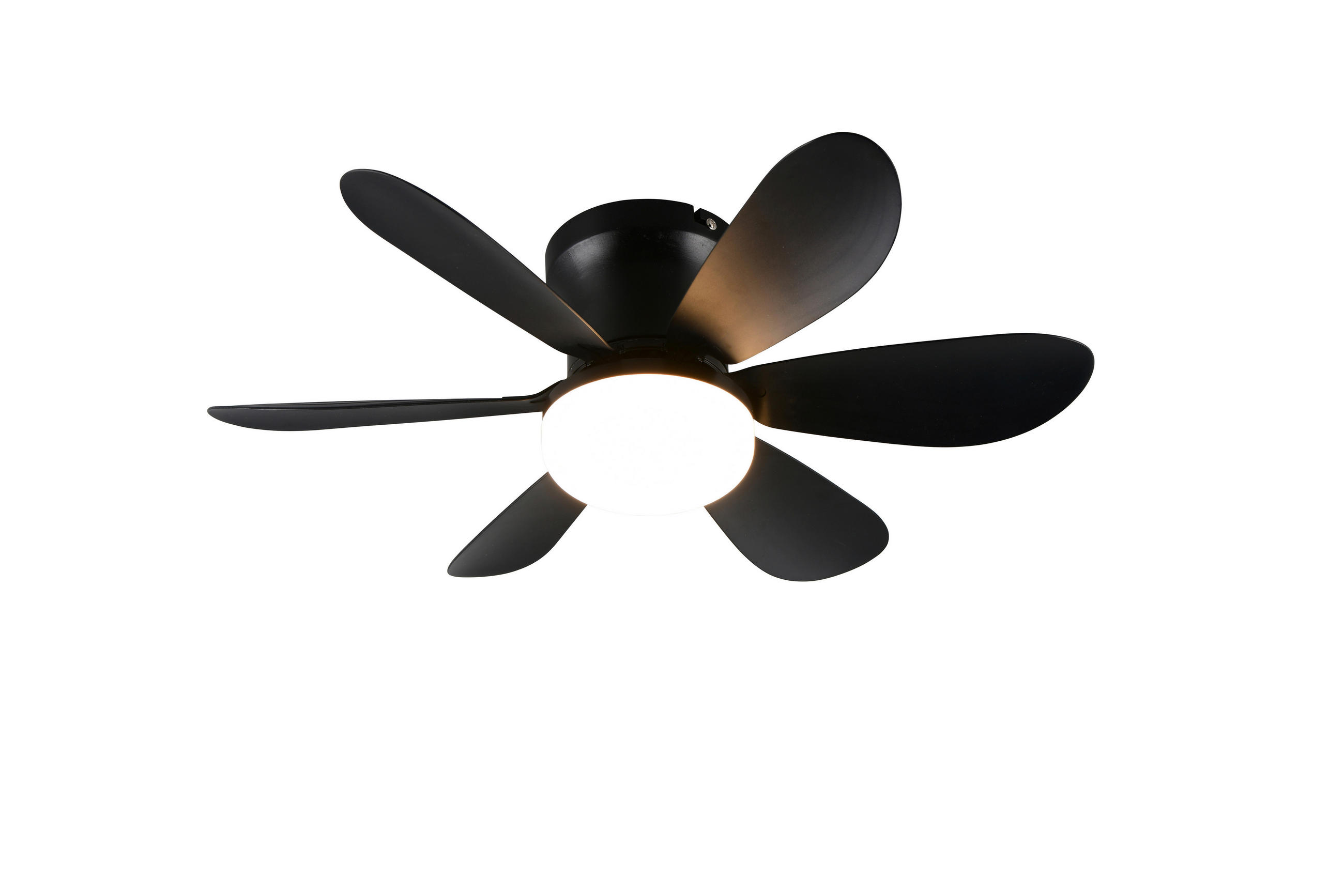 DECKENVENTILATOR  53,0/31,0 cm    - Schwarz, Basics, Kunststoff (53,0/31,0cm)