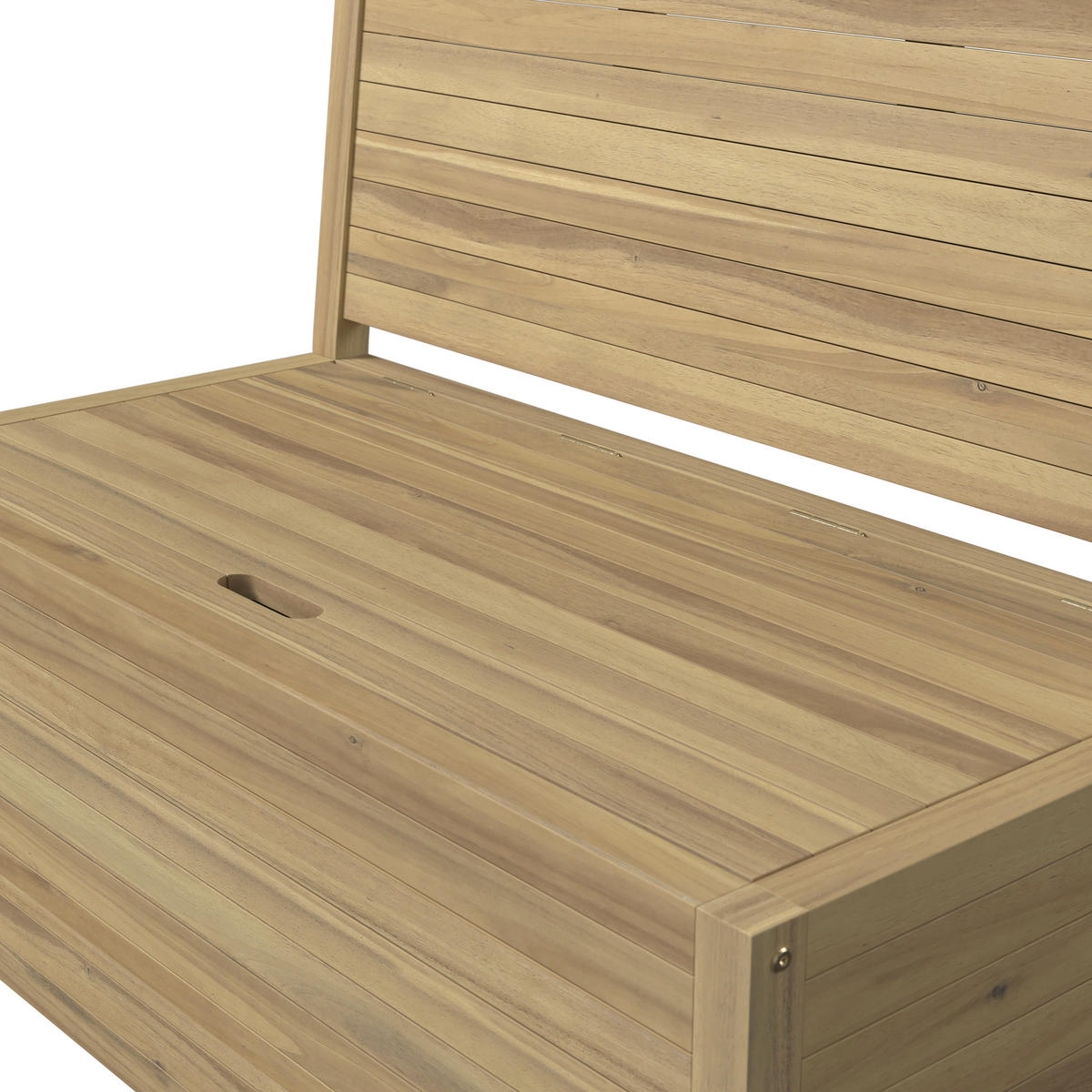 GARTENBANK 120/90/58 cm  in Akaziefarben  - Akaziefarben, ROMANTIK / LANDHAUS, Holz (120/90/58cm) - Ambia Garden