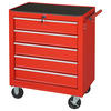 WERKSTATTWAGEN  - Rot, KONVENTIONELL, Kunststoff/Metall (68/78/33cm)