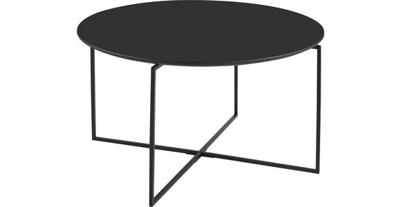 COUCHTISCHSET in Holz, Metall, Holzwerkstoff 80/60/80/60/43/39 cm  - Eichefarben/Schwarz, Design, Holz/Holzwerkstoff (80/60/80/60/43/39cm) - Carryhome