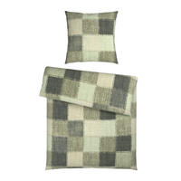 BETTWÄSCHE Flanell 135/200 cm  - Grün, Textil (135/200cm) - Novel