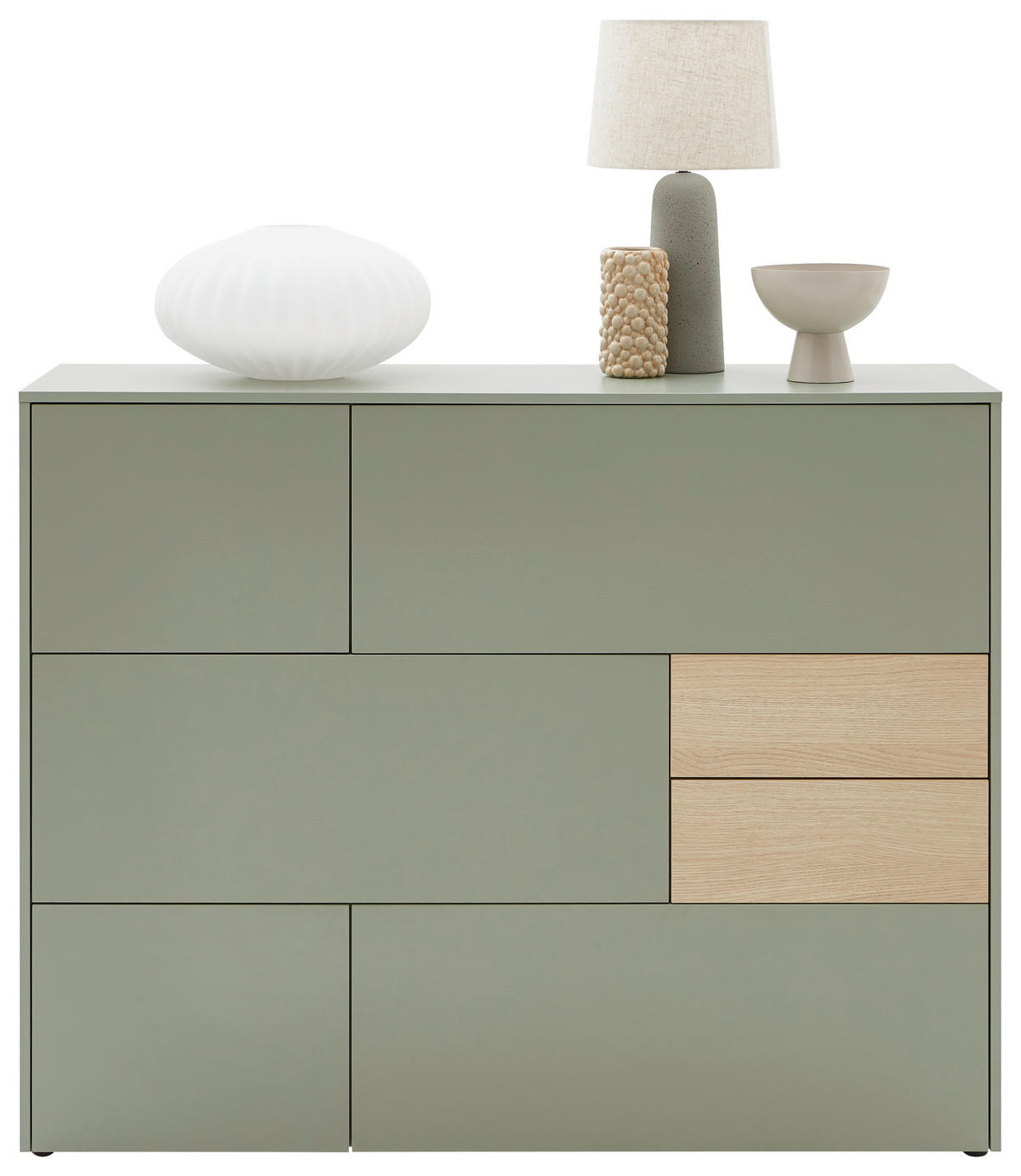 HIGHBOARD  in 139/109/41 cm  - Eichefarben/Schwarz, Design, Holzwerkstoff/Kunststoff (139/109/41cm) - Voleo